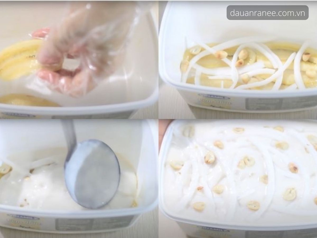 Cách làm kem chuối xay bằng máy xay