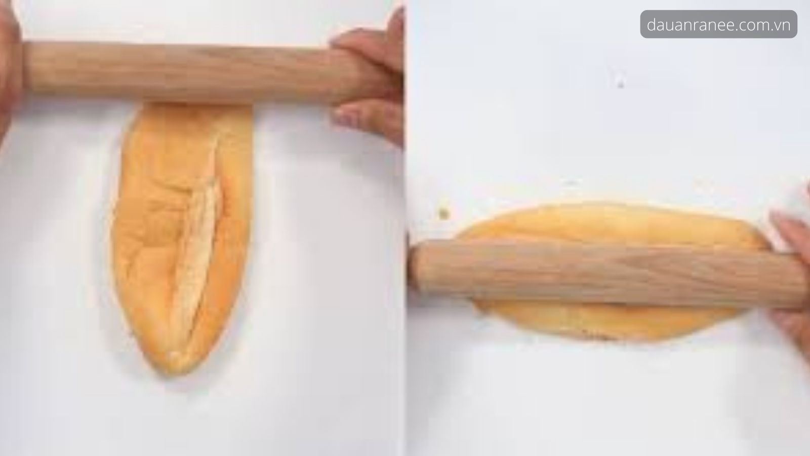 Sơ chế và áp chảo bánh mì