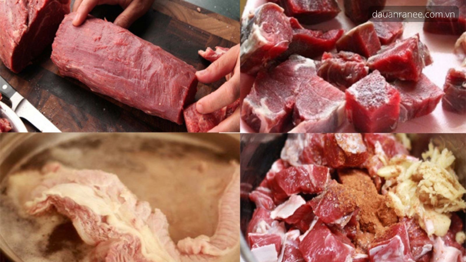 Ướp thịt - Cách nấu bò kho tại nhà ngon nhất