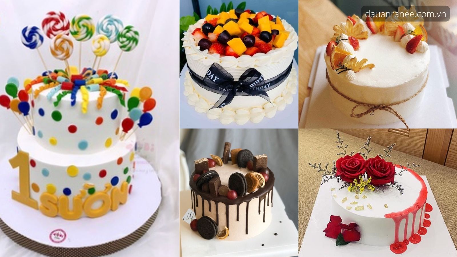 101 Mẫu bánh kem đơn giản mà đẹp kiểu Hàn Quốc cho sinh nhật ý nghĩa